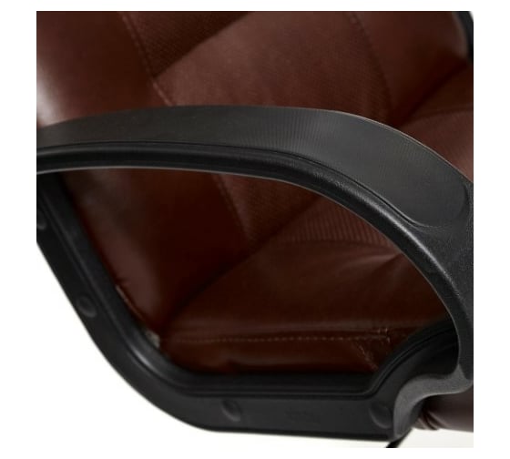 Кресло TetChair DEVON кожзам коричневый/коричневый перфорированный 2 TONE/2 TONE /06 10541