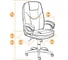 Кресло TetChair COMFORT кожзам бежевый 36-34 8677 9