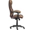 Кресло TetChair CAMBRIDGE кожзам/ткань коричневый/бронзовый 36-36/21 11822 2