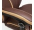 Кресло TetChair CAMBRIDGE кожзам/ткань коричневый/бронзовый 36-36/21 11822 6