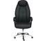 Кресло TetChair BOSS хром кожзам черный/черный перфорированный 36-6/36-6/06 9159 2