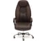 Кресло TetChair BOSS хром кожзам коричневый/коричневый перфорированный 36-36/36-36/06 9815 2