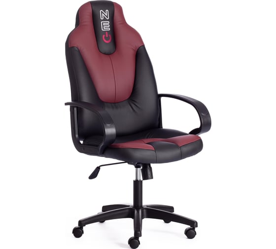 Кресло TetChair NEO 1 кожзам черный/бордо 36-6/36-7 1046