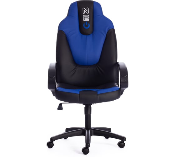 Кресло TetChair NEO 1 кожзам черный/синий 36-6/36-39 2479