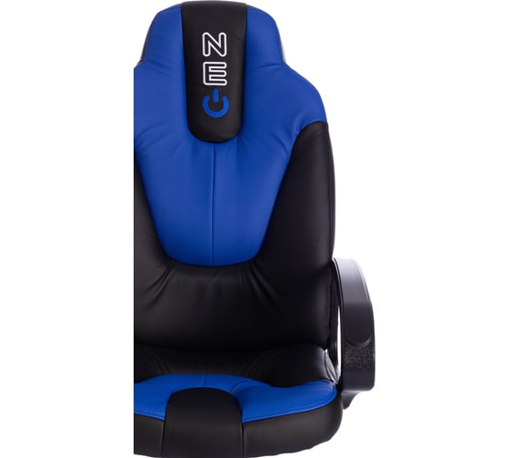 Кресло TetChair NEO 1 кожзам черный/синий 36-6/36-39 2479