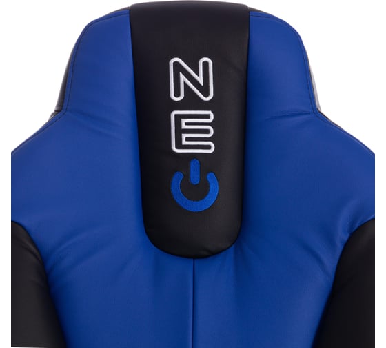Кресло TetChair NEO 1 кожзам черный/синий 36-6/36-39 2479
