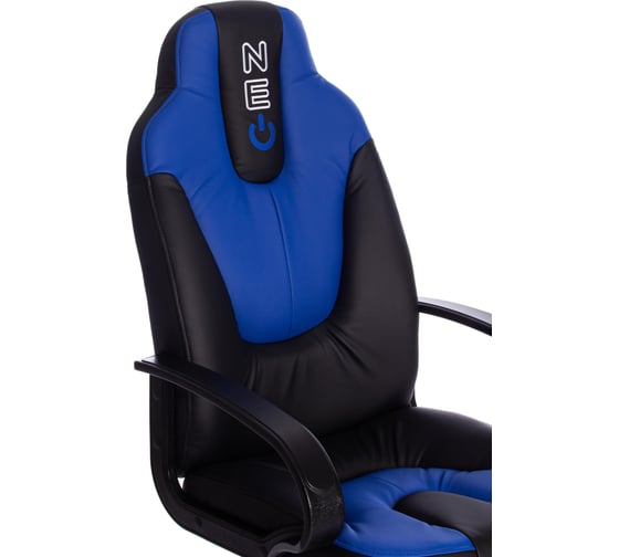 Кресло TetChair NEO 1 кожзам черный/синий 36-6/36-39 2479