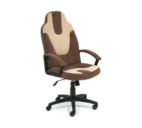Кресло TetChair NEO 3 флок коричневый/бежевый 6/7 15137