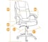 Кресло TetChair OREON кожзам черный/черный перфорированный 36-6/36-6/06 10122 14