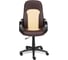 Кресло TetChair PARMA кожзам коричневый/бежевый 36-36/36-34 4700 2