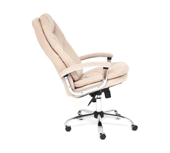 Кресло TetChair SOFTY LUX флок бежевый 7 13593