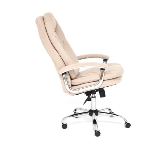 Кресло TetChair SOFTY LUX флок бежевый 7 13593