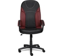 Кресло TetChair TWISTER кожзам черный/бордо 36-6/36-7 5335