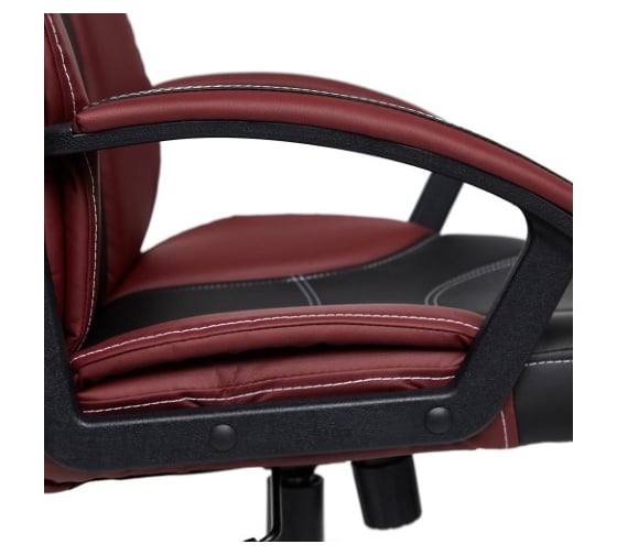 Кресло TetChair TWISTER кожзам черный/бордо 36-6/36-7 5335