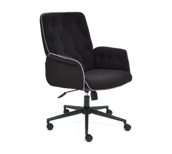 Кресло TetChair MADRID флок черный 35 13943