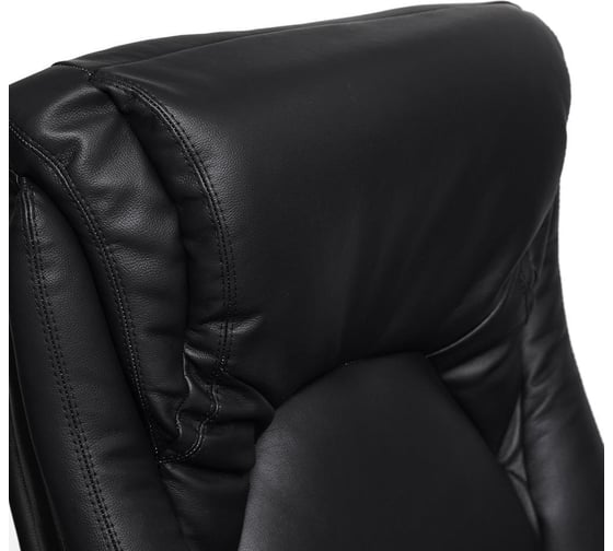 Кресло TetChair MAX кожа/кожзам черный кожа черная/PU черный 12880