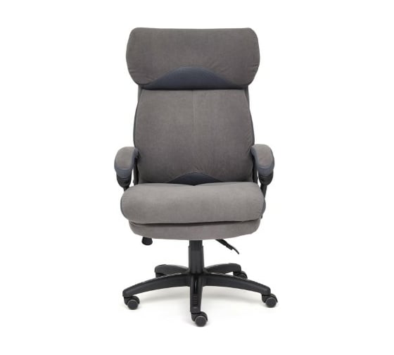 Кресло TetChair DUKE флок/ткань серый/серый 29/TW-12 14039