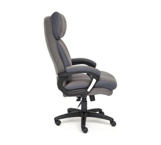Кресло TetChair DUKE флок/ткань серый/серый 29/TW-12 14039