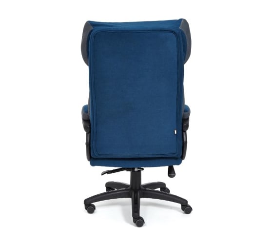 Кресло TetChair DUKE флок/ткань синий/серый 32/TW-12 14042