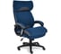 Кресло TetChair DUKE флок/ткань синий/серый 32/TW-12 14042 1
