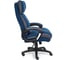 Кресло TetChair DUKE флок/ткань синий/серый 32/TW-12 14042 6