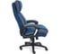 Кресло TetChair DUKE флок/ткань синий/серый 32/TW-12 14042 7