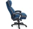 Кресло TetChair DUKE флок/ткань синий/серый 32/TW-12 14042 8