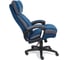 Кресло TetChair DUKE флок/ткань синий/серый 32/TW-12 14042 10