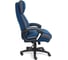 Кресло TetChair DUKE флок/ткань синий/серый 32/TW-12 14042 11