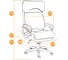 Кресло TetChair DUKE флок/ткань синий/серый 32/TW-12 14042 19
