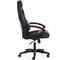 Кресло TetChair DRIVER кожзам/ткань черный/бордо 36-6/13 10373 2