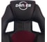 Кресло TetChair DRIVER кожзам/ткань черный/бордо 36-6/13 10373 7
