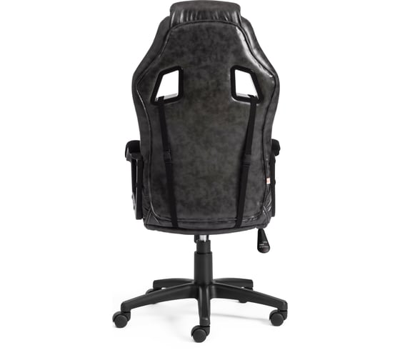 Кресло TetChair DRIVER кожзам/ткань серый/черный 2 TONE/11 12863