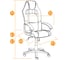 Кресло TetChair DRIVER кожзам/ткань серый/черный 2 TONE/11 12863 22
