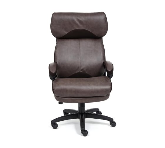 Кресло TetChair DUKE кожзам/ткань коричневый/коричневый 4230/TW-24 14127