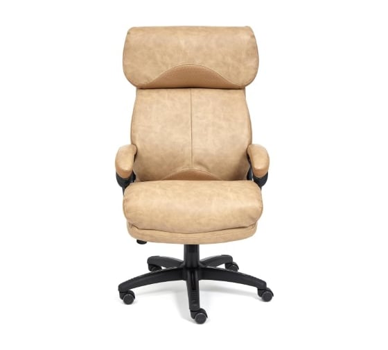 Кресло TetChair DUKE кожзам/ткань бежевый/бронзовый 4203/TW-21 14128
