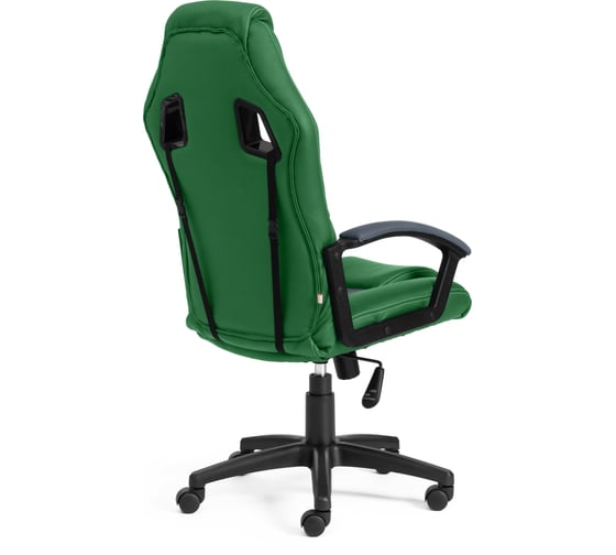 Кресло TetChair DRIVER кожзам/ткань зеленый/серый 36-001/12 12870