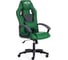 Кресло TetChair DRIVER кожзам/ткань зеленый/серый 36-001/12 12870 1