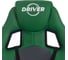 Кресло TetChair DRIVER кожзам/ткань зеленый/серый 36-001/12 12870 8