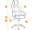 Кресло TetChair DRIVER кожзам/ткань зеленый/серый 36-001/12 12870 22