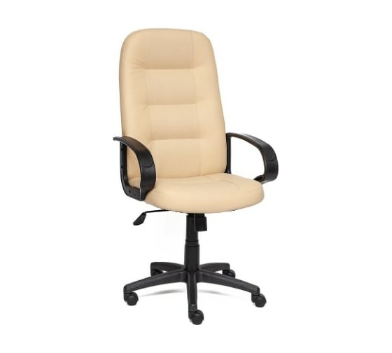 Кресло TetChair DEVON кожзам бежевый/бежевый перфорированный 36-34/36-34/06 9024 1