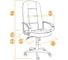 Кресло TetChair DEVON кожзам бежевый/бежевый перфорированный 36-34/36-34/06 9024 14