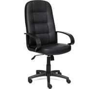 Кресло TetChair DEVON кожзам черный/черный перфорированный 36-6/36-6/06 3104