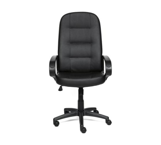 Кресло TetChair DEVON кожзам черный/черный перфорированный 36-6/36-6/06 3104