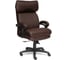 Кресло TetChair CHIEF кожзам/ткань коричневый/коричневый стеганный 36-36/36-36 стеганный/24 13111 1