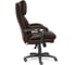 Кресло TetChair CHIEF кожзам/ткань коричневый/коричневый стеганный 36-36/36-36 стеганный/24 13111 9