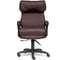 Кресло TetChair CHIEF кожзам/ткань коричневый/коричневый стеганный 36-36/36-36 стеганный/24 13111 10