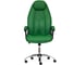 Кресло TetChair BOSS хром кожзам зеленый/зеленый перфорированный 36-001/36-001/06 11680 2