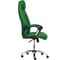 Кресло TetChair BOSS хром кожзам зеленый/зеленый перфорированный 36-001/36-001/06 11680 3