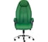 Кресло TetChair BOSS люкс хром кожзам зеленый/зеленый перфорированный 36-001/36-001/06 11679 2